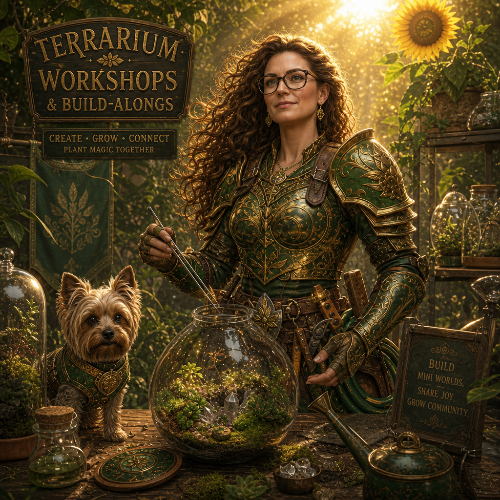 terrarium workshops & build along terrarium workshops & build along
