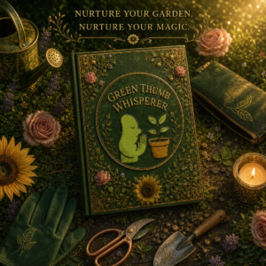 green thumb whisperer garden journal – 31‑page printable garden companion (gwq realm edition)